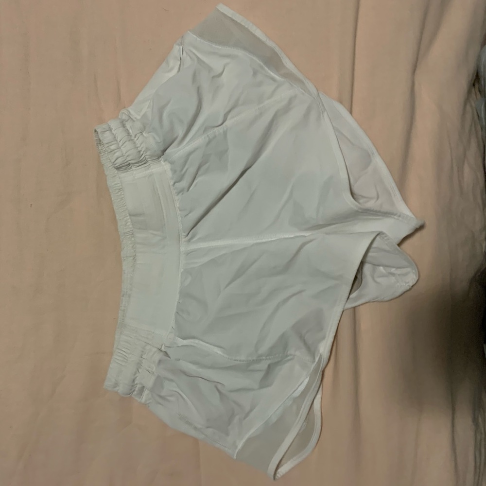 White Lululemon Speed Short Size 6